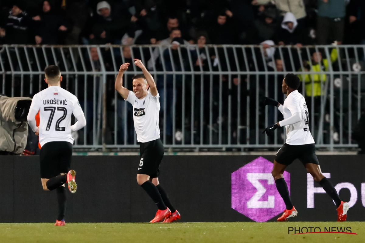 🎥 Wat een pech: middenvelder Partizan scoort, maar is meteen geblesseerd