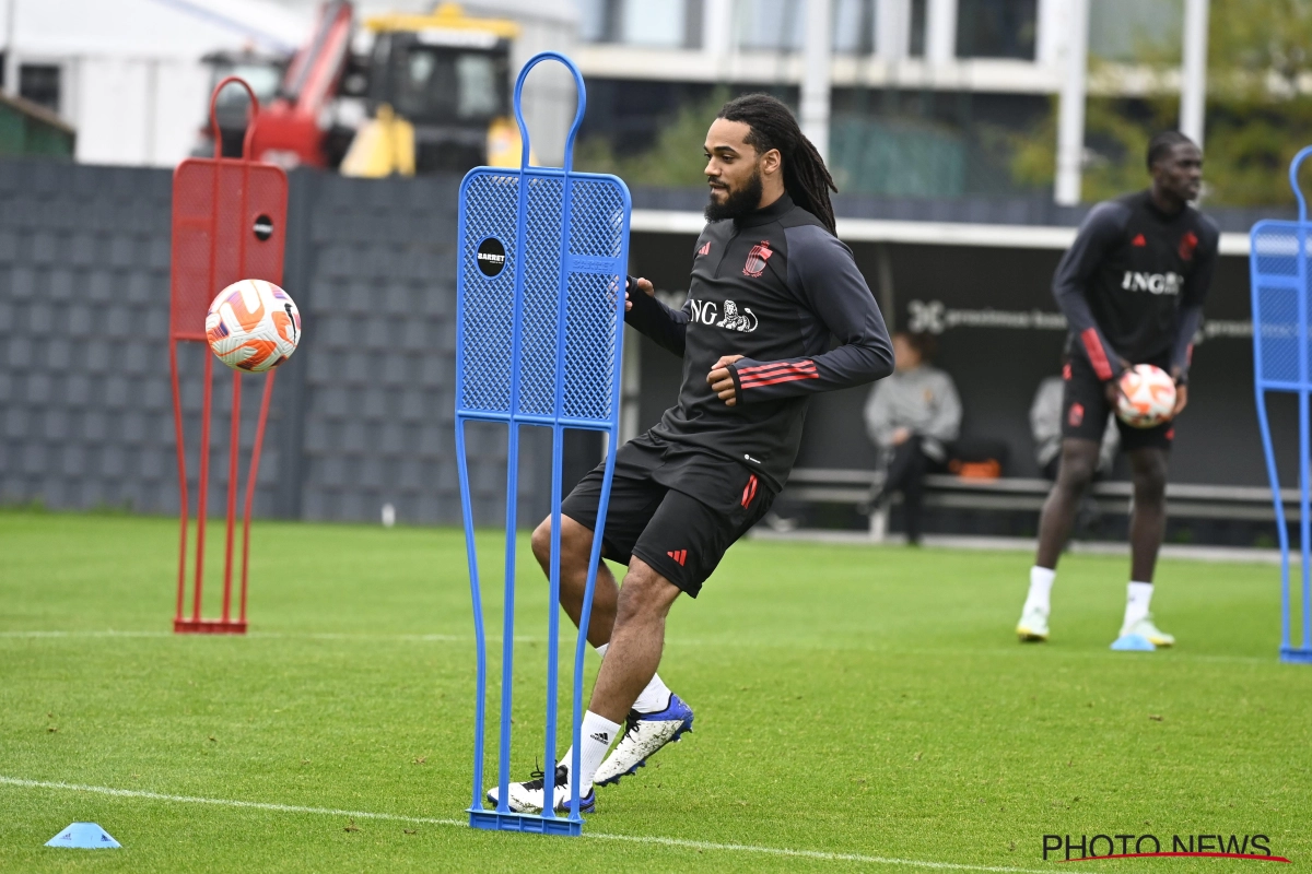 Jason Denayer was opvallende aanwezige op laatste training van de Rode Duivels