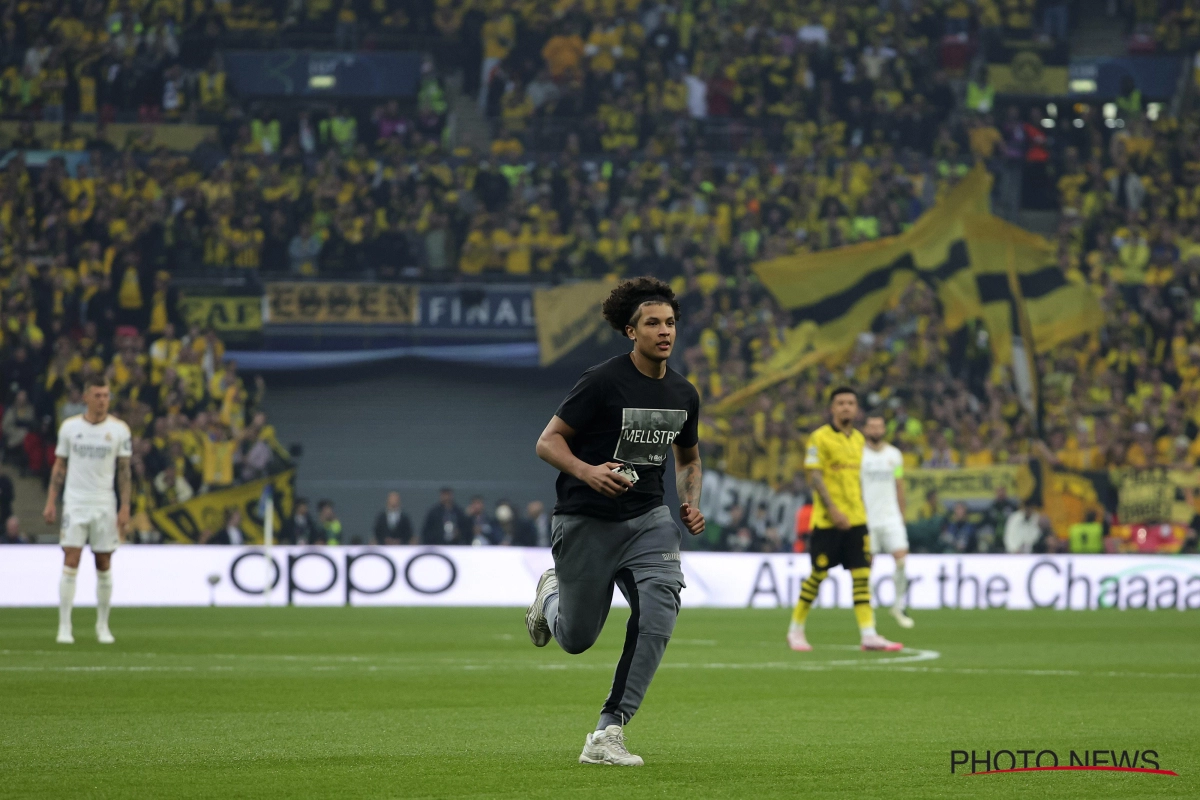 Deze man is de enige schuldige waarom er drie 'pitch invaders' te zien waren tijdens de Champions League-finale