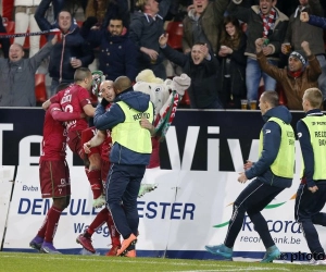 Zulte Waregem speelt zich met vurige match en wat hulp in play-off 1