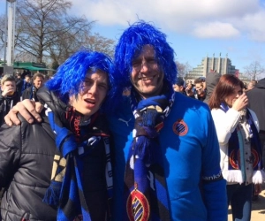 Fotoreeks: zo warmden de fans van Club Brugge en Standard zich op!