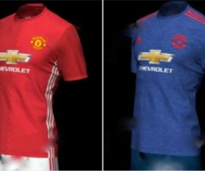 Zijn dit de nieuwe shirts van Manchester United? Heerlijke outfit op Old Trafford, maar een pyjama daarbuiten...