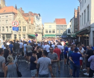 Feestje in Brugge: Leicester-fans geven alles