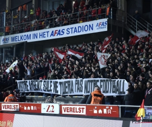 Supporters Standard komen met enkele erg scherpe spandoeken op de proppen in en tegen Mechelen