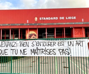 📷 Ultras Standard viseren iedereen bij Standard, zelfs Preud'homme ontsnapt niet: "Vertrek!"