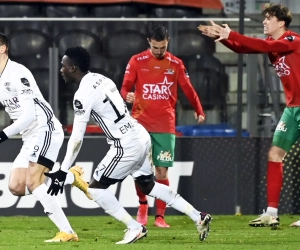 KV Oostende en KAS Eupen dat na een kwartier met een man minder moest, delen de punten