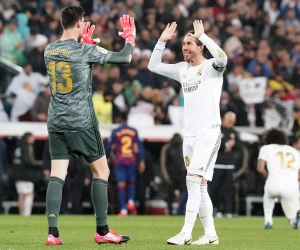 Thibaut Courtois brengt hulde aan Sergio Ramos