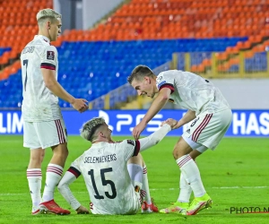 Matchwinnaar Dennis Praet vat het bondig samen: "Drie punten en terug naar België"