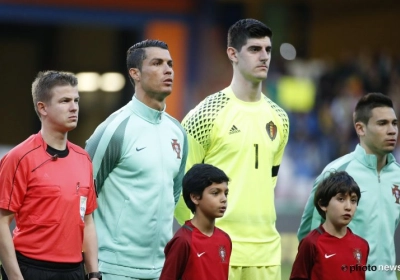 Courtois komt met opvallende anekdote op de proppen: "Cristiano Ronaldo kwam tijdens de rust even zeggen dat hij gescoord had"