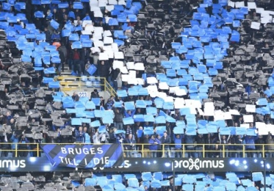 Club Brugge-supporters pakken uit met een schitterende en wel heel originele tifo