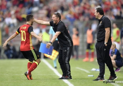 Hazard legt uit waarom hij na zijn doelpunt in de armen van Vital Borkelmans sprong