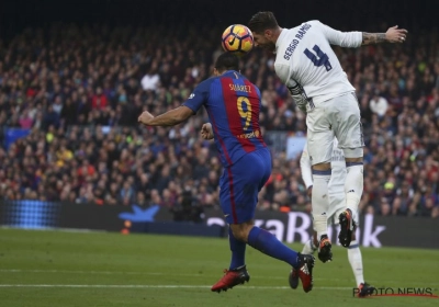 Sergio Ramos bezorgt Real Madrid in de absolute slotfase een punt in matige Clásico