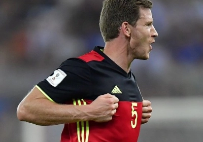 Vertonghen goudeerlijk: "Het was niet met goed spel, maar we zijn er én we gaan er <i>ene</i> op drinken"