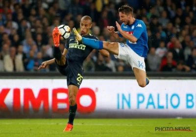 Dries Mertens laat met Napoli eerste punten liggen in topper tegen Internazionale