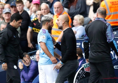 Guardiola en Agüero stonden even neus aan neus, Catalaanse coach legt misverstand uit