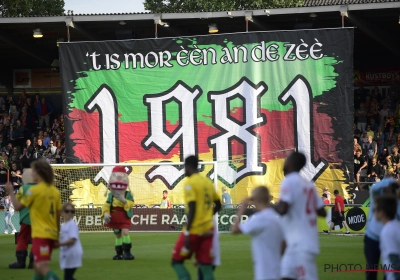 📷 🎥 Oostende pakt uit met wondermooie tifo en doet liedje alle eer aan: "In goeie en slichte tiedn ..." 