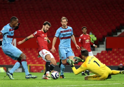 Manchester United haalt het van West Ham United en springt opnieuw naar de tweede plaats in het klassement