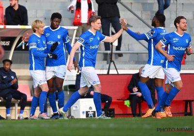 Racing Genk heeft geen kind aan 10 Seraing spelers en dwingt ticket af voor Europe Play Offs na 0-2 zege