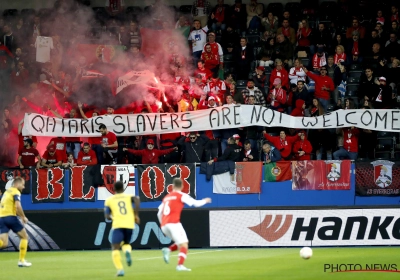 🎥 📷 Avondje Leuven van Braga: protest tegen 'Qatarese slavendrijvers', Union Europese overwintering zien vieren