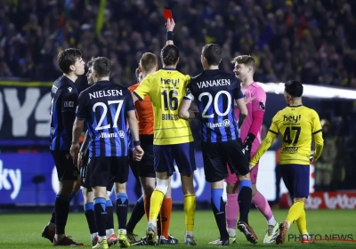 Indicatieve tabel is duidelijk: Club Brugge zal De Cuyper lang moeten missen na rode kaart