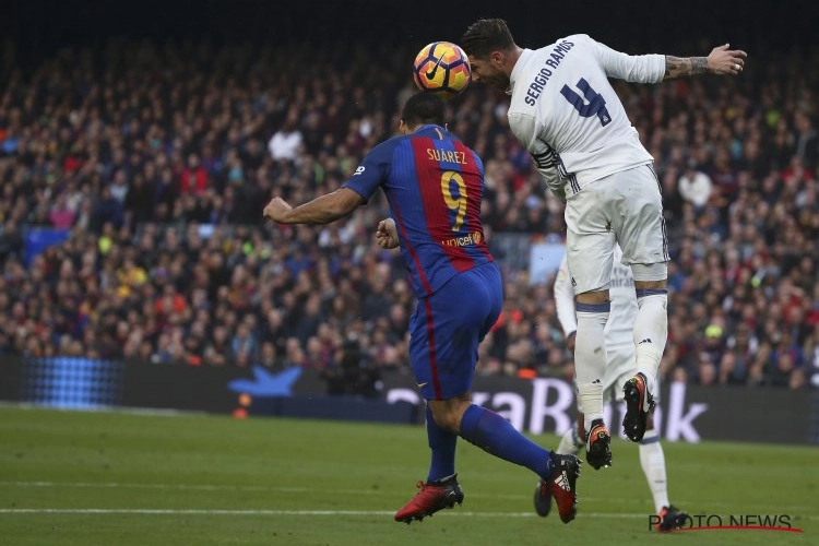 Sergio Ramos bezorgt Real Madrid in de absolute slotfase een punt in matige Clásico