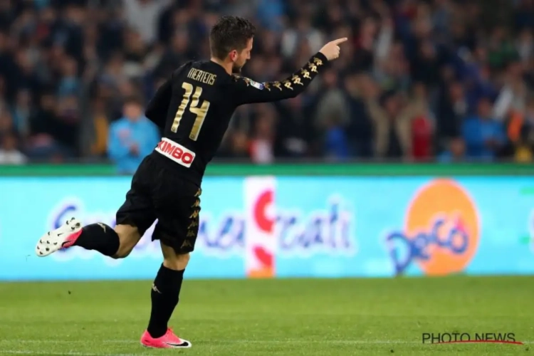 Dries Mertens staat op een zucht van straf record