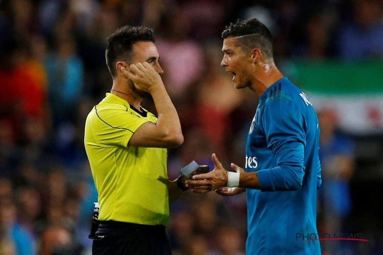 Ronaldo heeft het vlaggen: Spaanse voetbalbond niet mild na duw aan ref