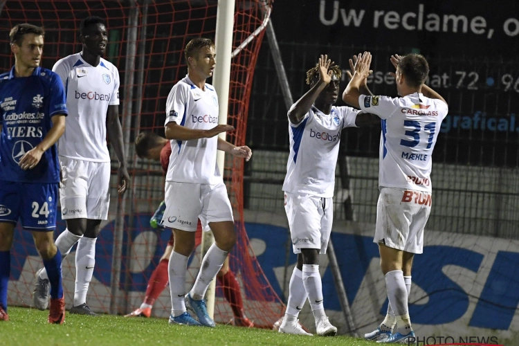 De eerste goal voor Genk en meteen een belangrijke, Mazzu heeft toch wel wat opmerkingen