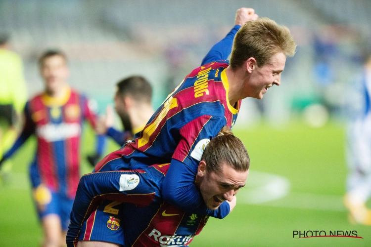 Frenkie de Jong opnieuw uitblinker bij Barcelona dat scheve situatie rechtzet en uitschakeling voorkomt in Copa del Rey